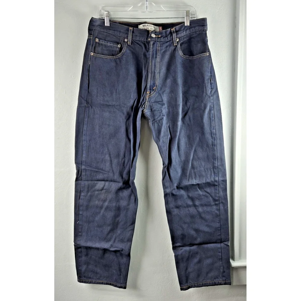 Vtg Levi's Jeans Mens‎ 36x32 Blue Relaxed Fit Denim Pants 5 pocket